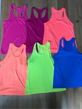 🌈 Nike Dri-FIT Racerback Tank Top Bundle – Lot of 6!